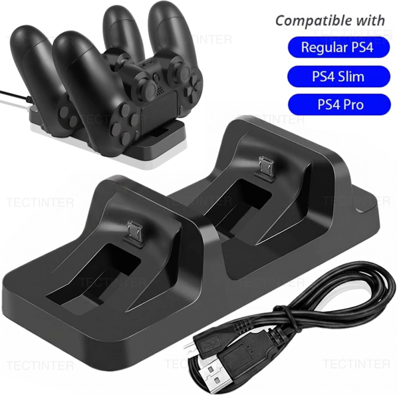 Controller Charging Stand - Dual-Ladestation für PS4-Controller, Ladeständer für Sony