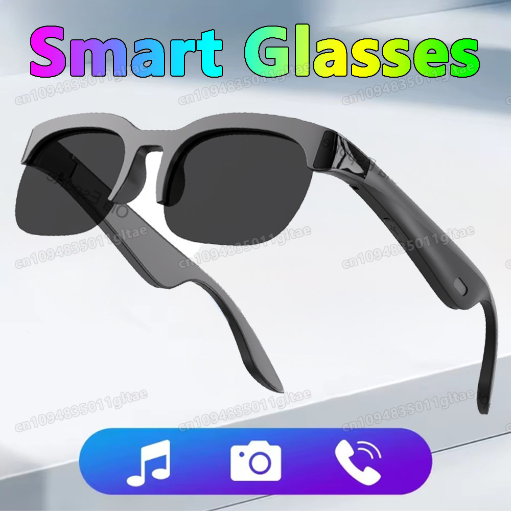 Esports Gaming Pk - Neue Kamera-Steuerungs-Smart-Brille Musik-Sonnenbrille Kopfhörer Kabelloses Bluetooth-Anruf-Headset