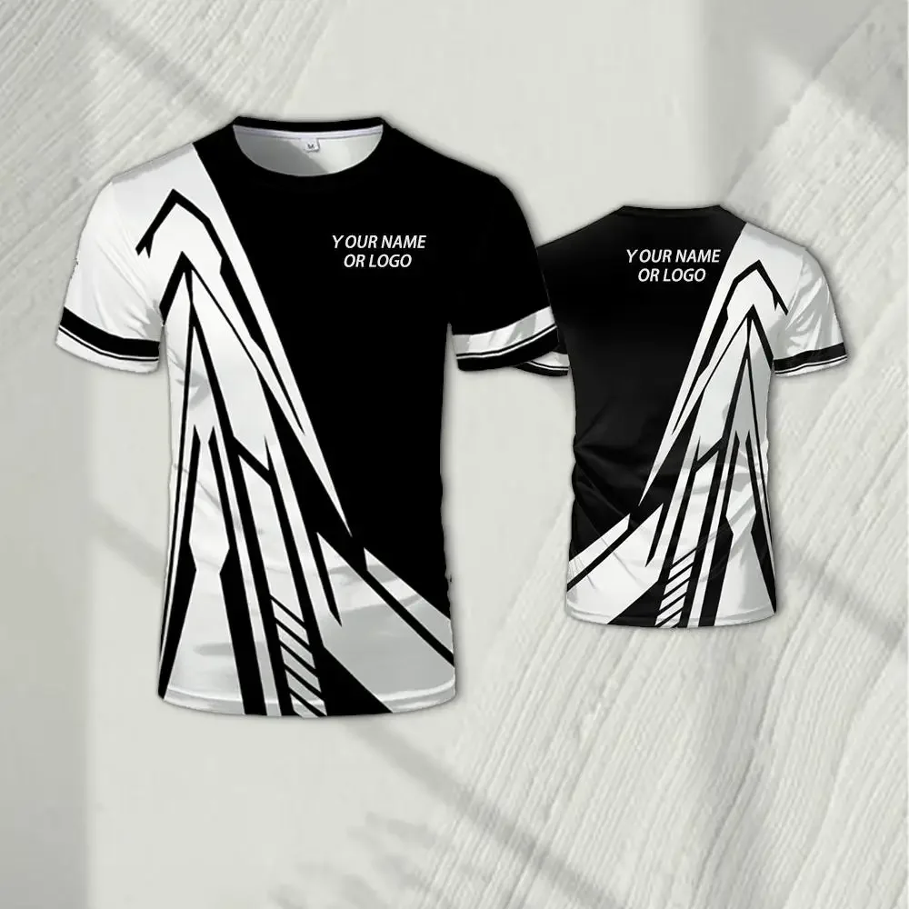 Esports Gaming Team - Muster-3D-gedrucktes Esports-Team-Trikot mit Namen und Team-Logo,