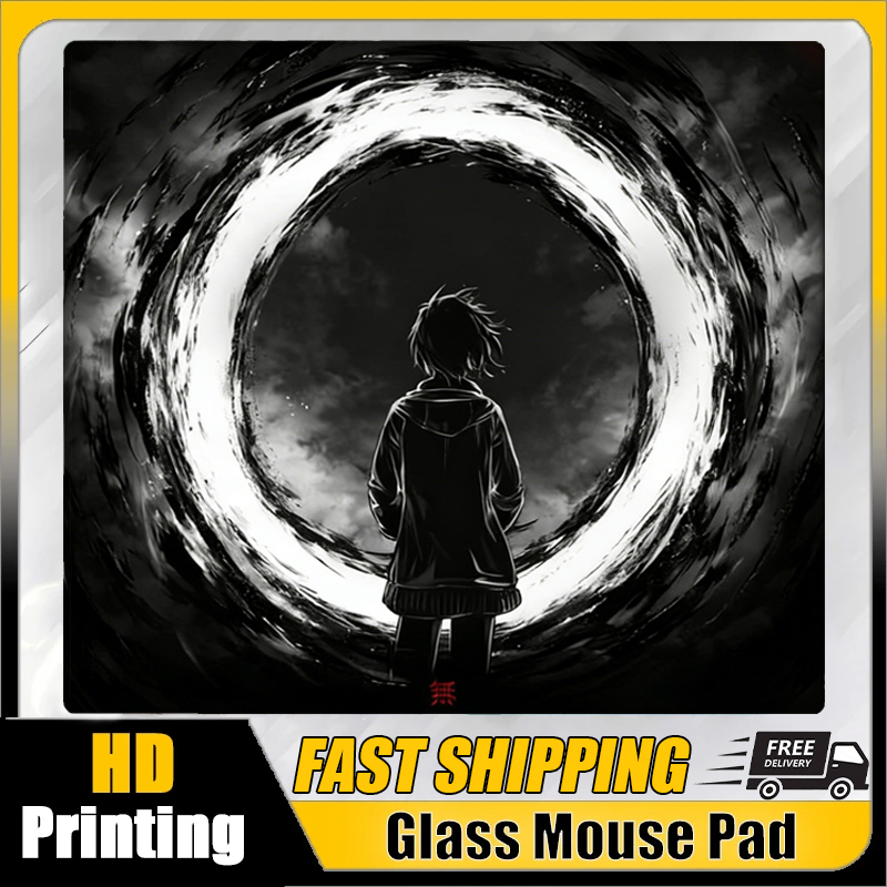 Esports Gaming Stocks - T-Tekkusai S-Singularity Nothingness Glas-Gaming-Mauspad mit Anpassbarem