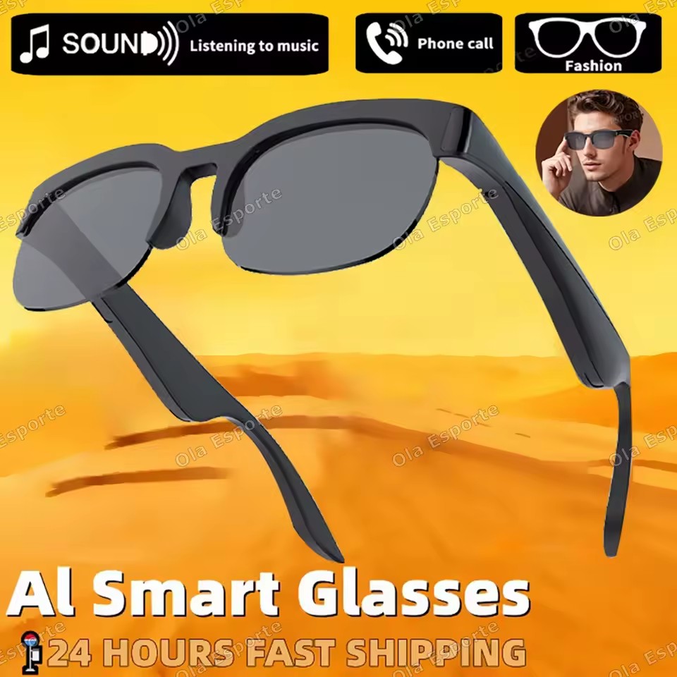 Esports Gaming Pk - Intelligente Brille Kabellose Bluetooth-Sonnenbrille mit Eingebautem